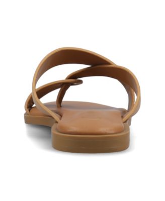 Women's Prizzie Toe Ring Strappy Flat Sandals