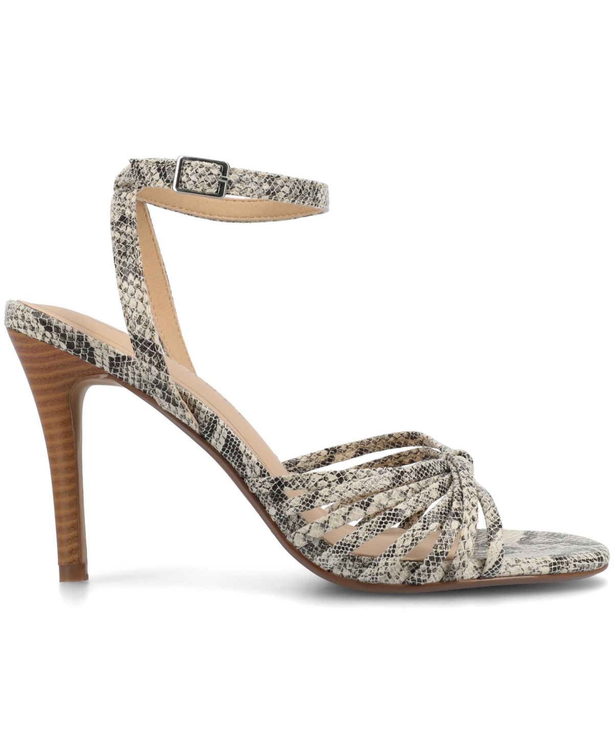 Journee Collection Vanita Stiletto Sandal In Snake