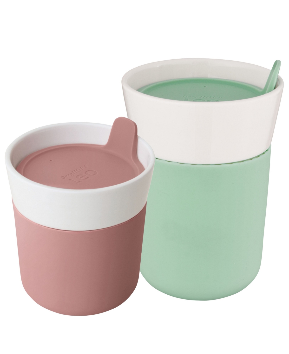 Berghoff Leo 2-piece Porcelain Travel Mug Set In Multicolor