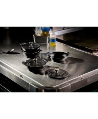 Enameled Cast Iron 4-Pc. Covered Mini Round Braiser Set