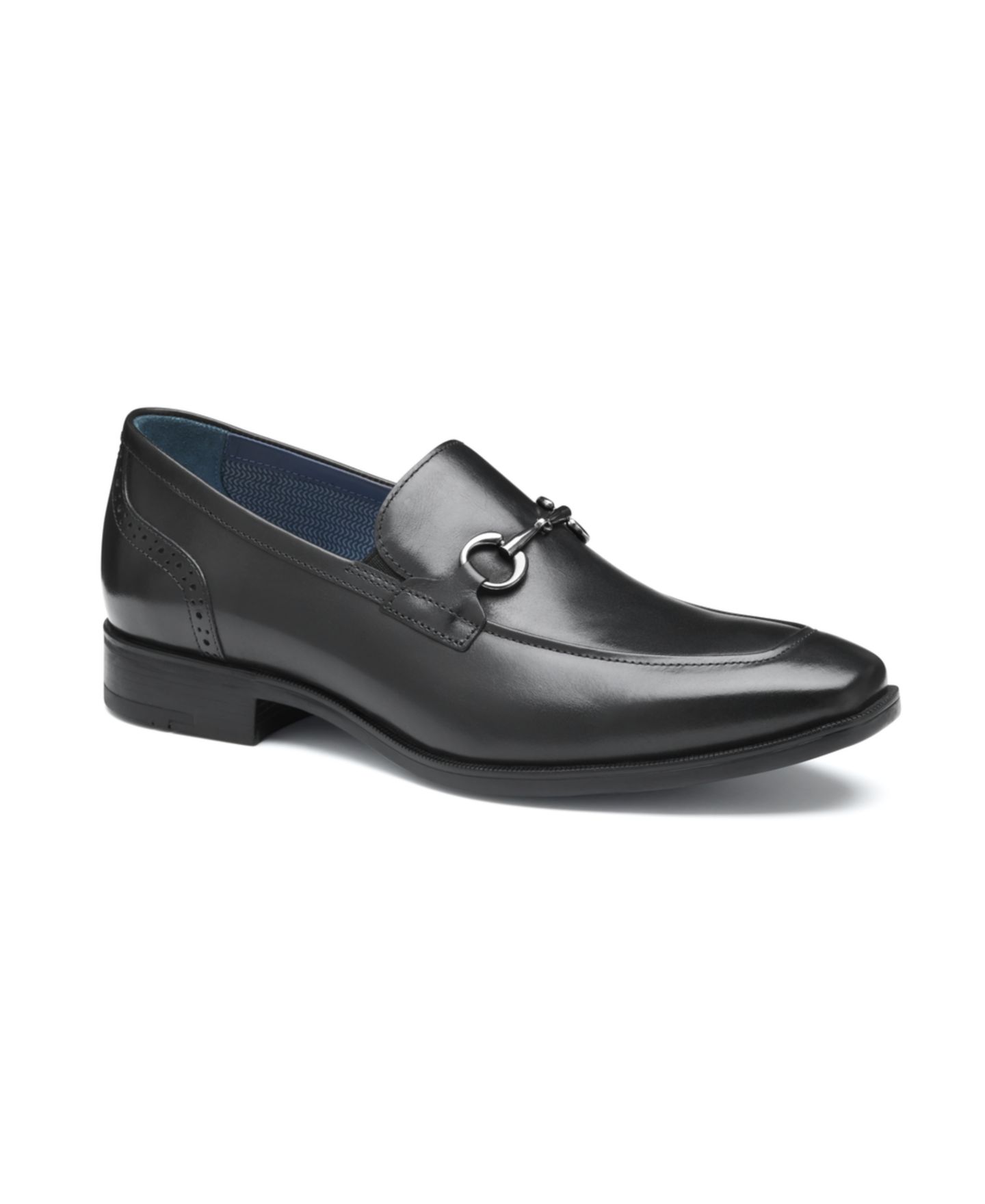 Мужские туфли Johnston & Murphy Gibbons Bit Loafer, цвет: Чёрный — фото 1