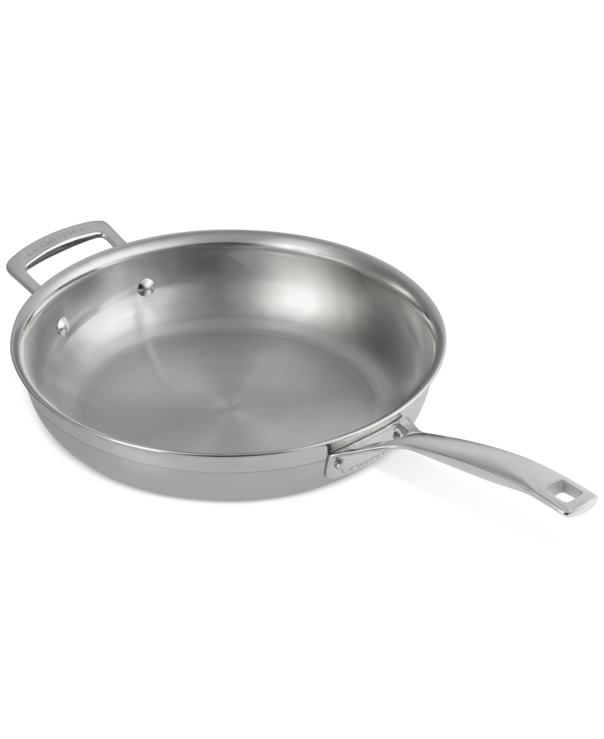 Le Creuset Classic Stainless Steel Round Frying Pan, 11" In Stainless Steel