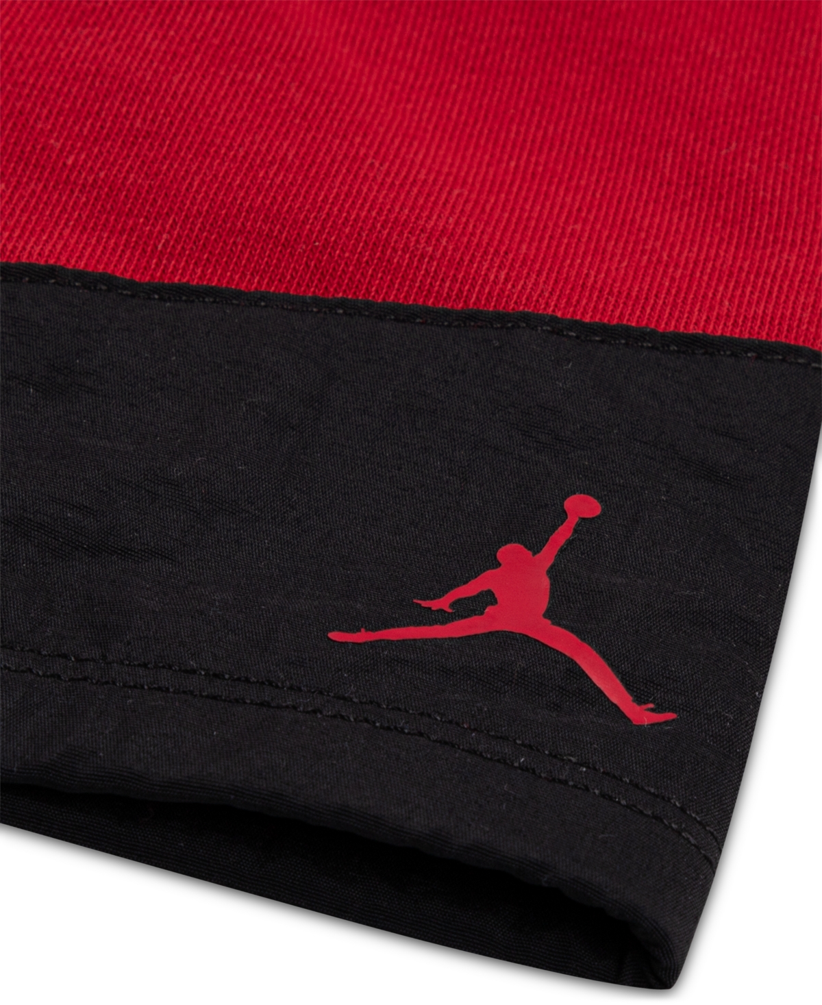 Jordan Baby Stacked Mixed T-shirt & Shorts, 2 Piece Set In Gym Red