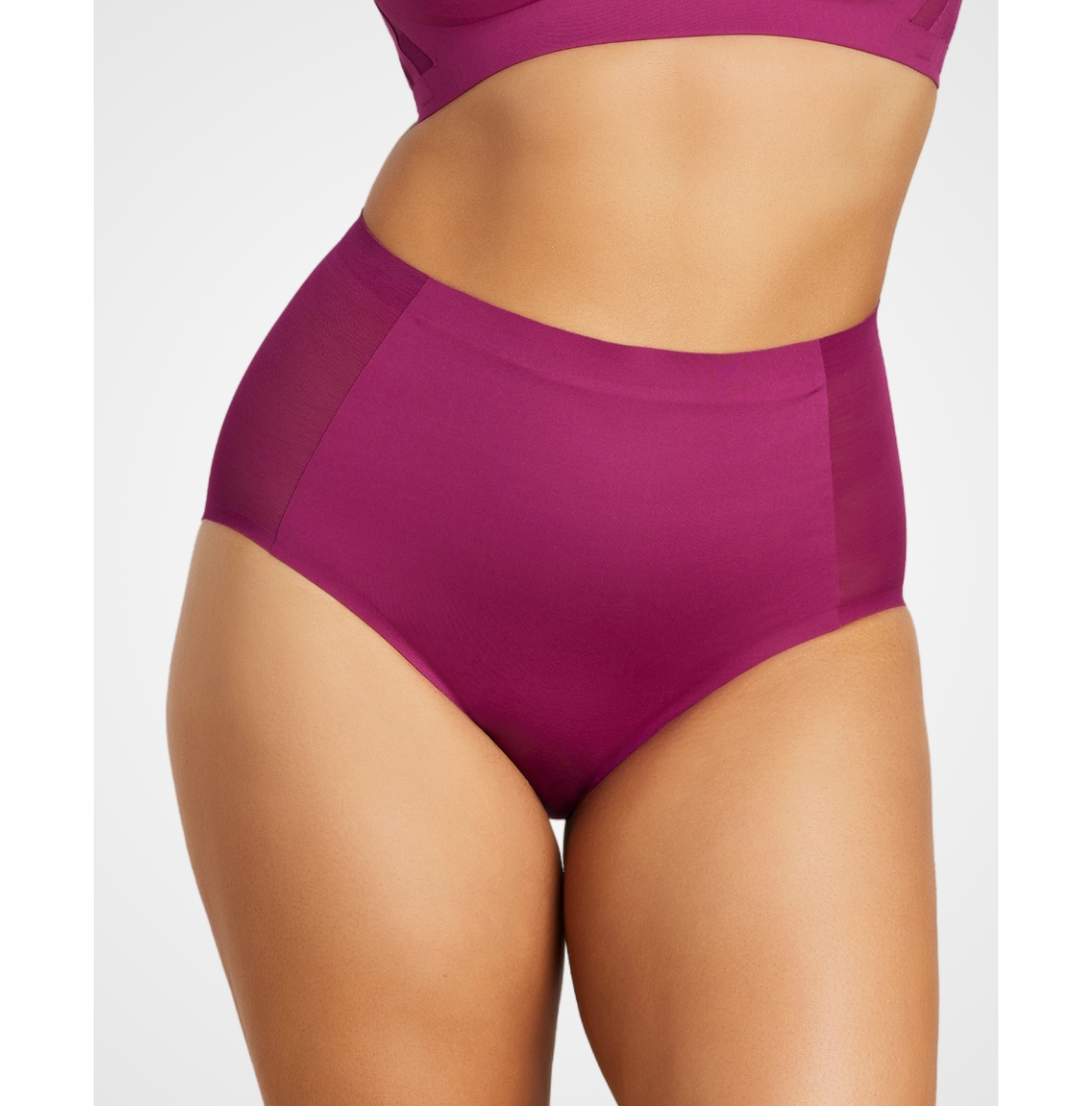 Women's Sexy Smooth Shaping Brief - Plum