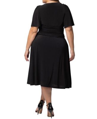 Plus Size Jemma Ruched Tie Dress