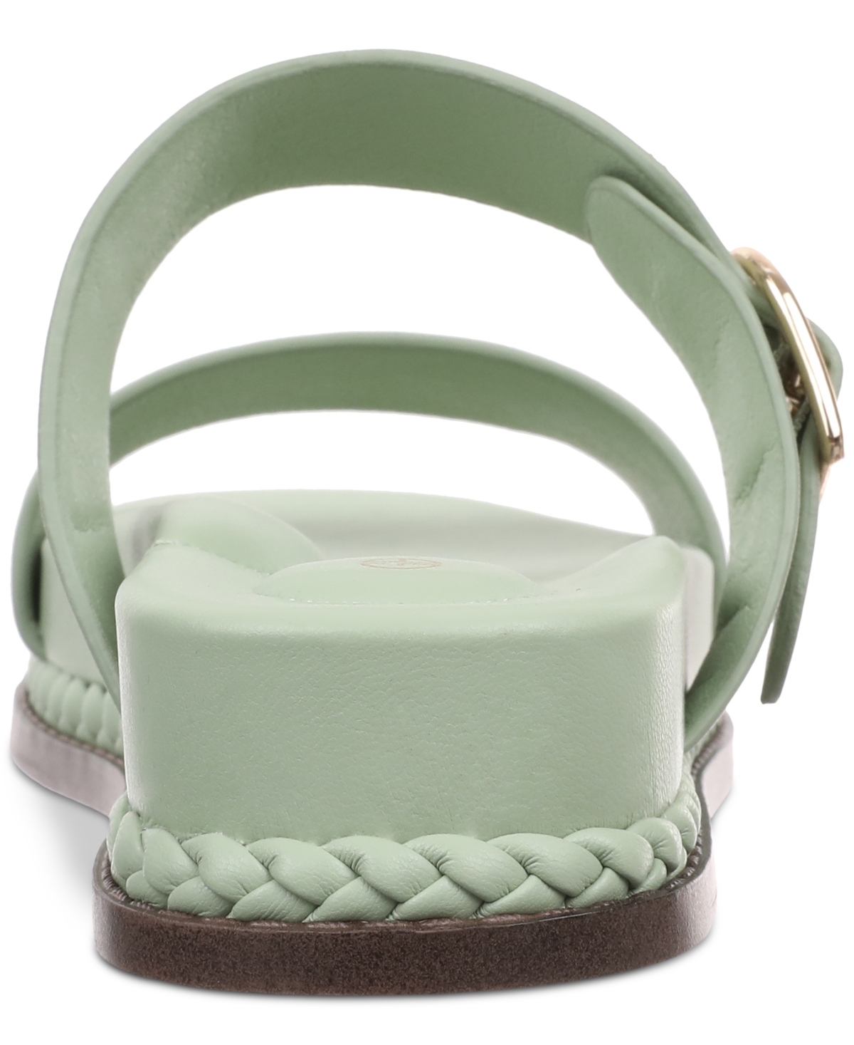 Shop Giani Bernini Women's Gianaa Memory Foam Double Band Footbed Sandals, Created For Macy's In Tender Green