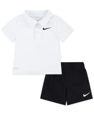 Nike - Baby Dri-FIT Polo Shirt & Shorts, 2 Piece Set