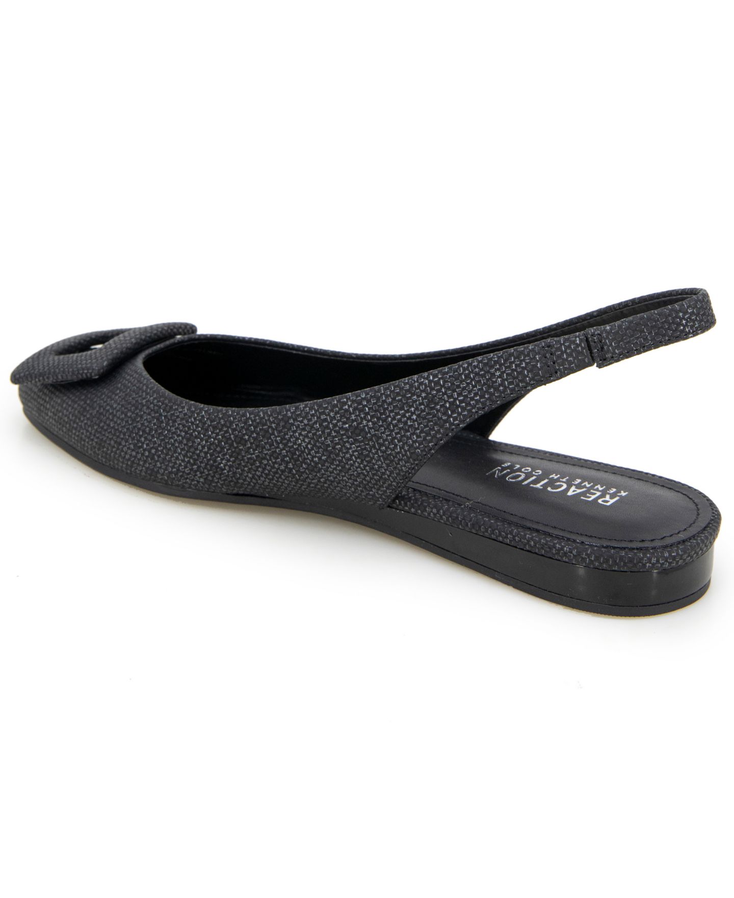Женские балетки Kenneth Cole Reaction 's Linton Buckle Wedge Flats, цвет: Чёрный — фото 6