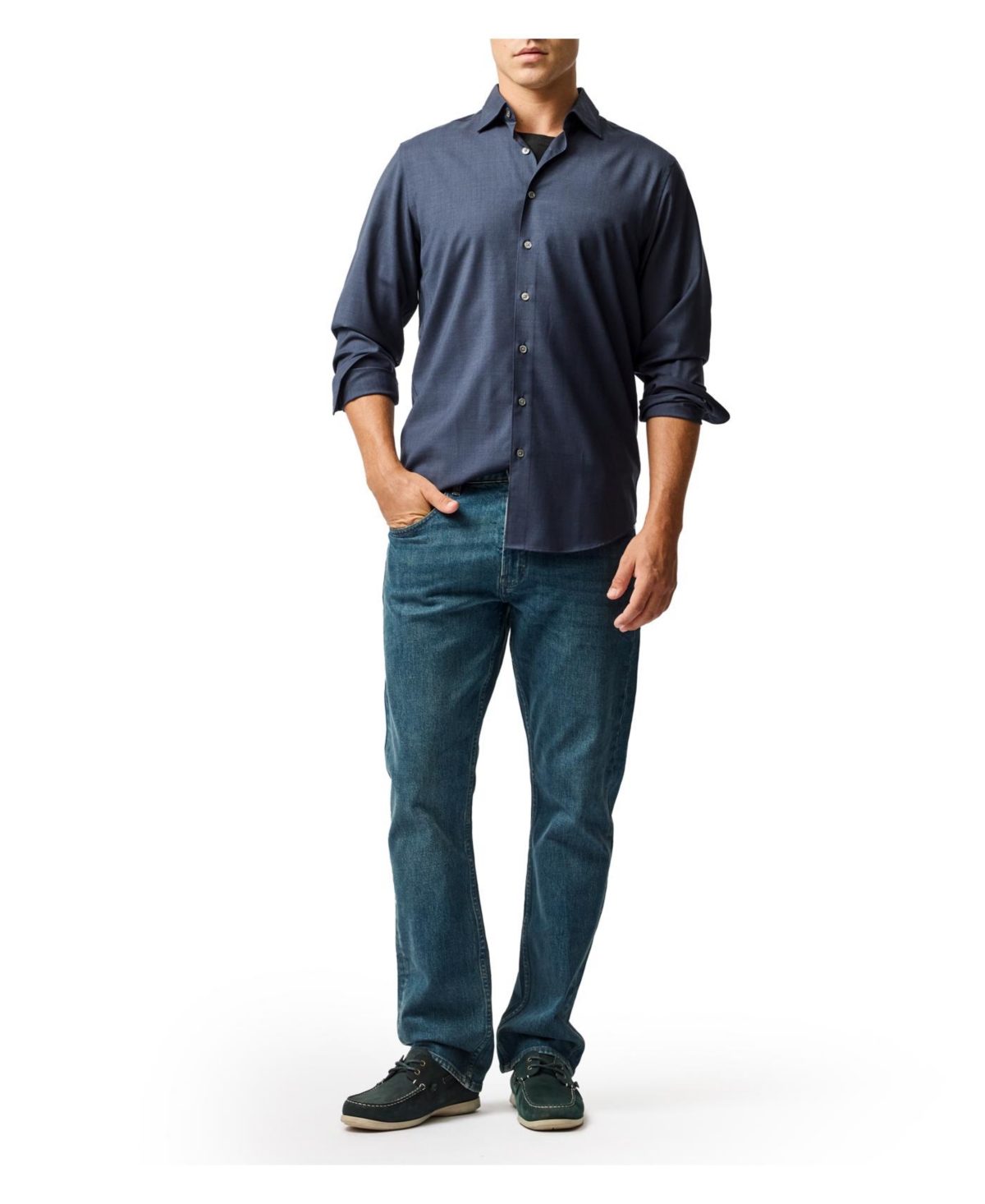 Rodd & Gunn Esk Valley Sports Fit Shirt In Blue