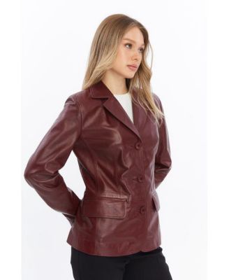 Women's Genuine Leather Jacket