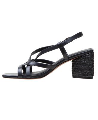 HAZEL | Raffia Block Heel Sandals