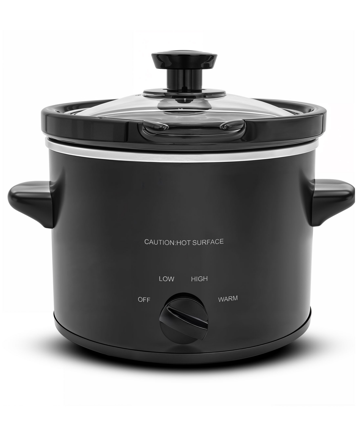 2 Quart Compact Slow Cooker - Black