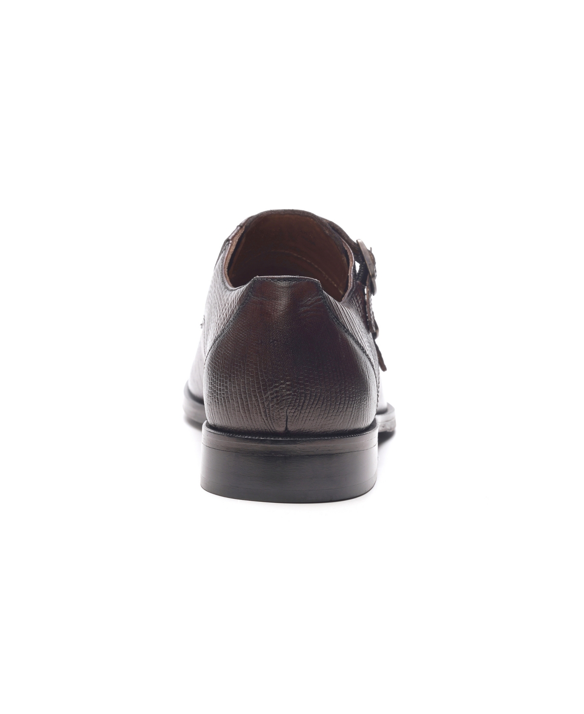 Carlos By Carlos Santana Men's Jack Double Monk Strap Dress Shoe In Brown Leather