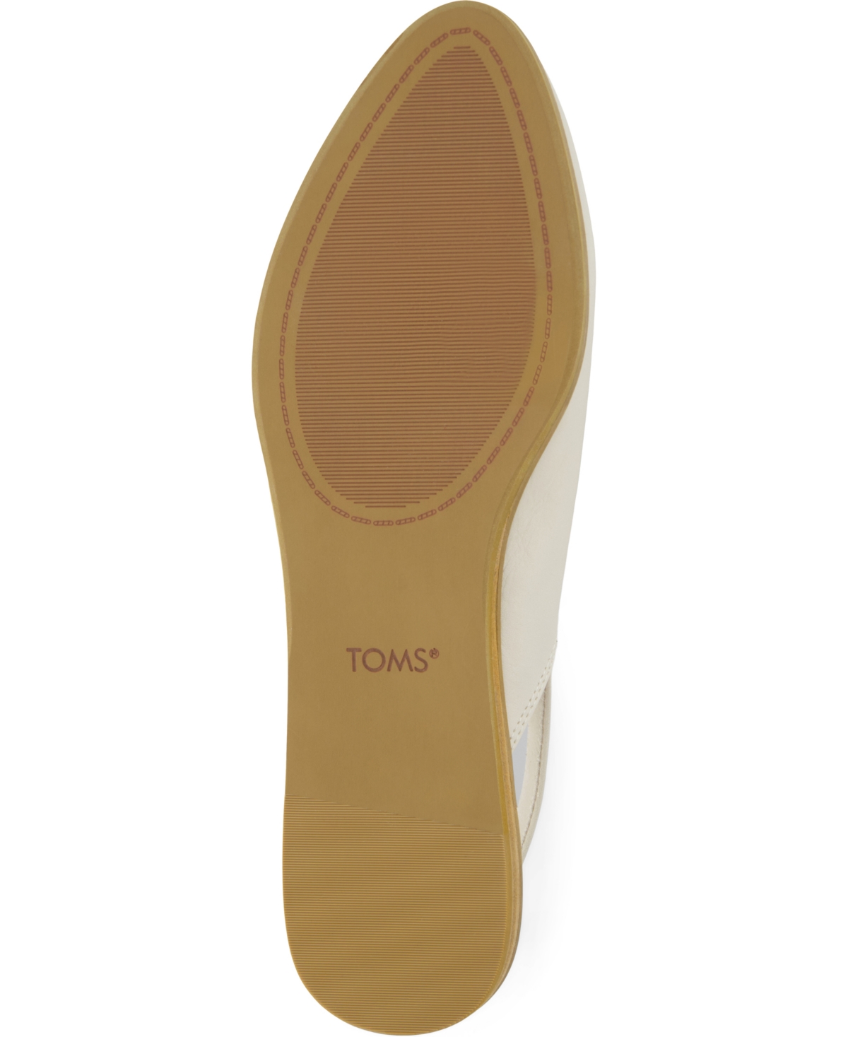 Shop Toms Women's Jade Slingback Pointed Toe Flats In Light Sand Leather