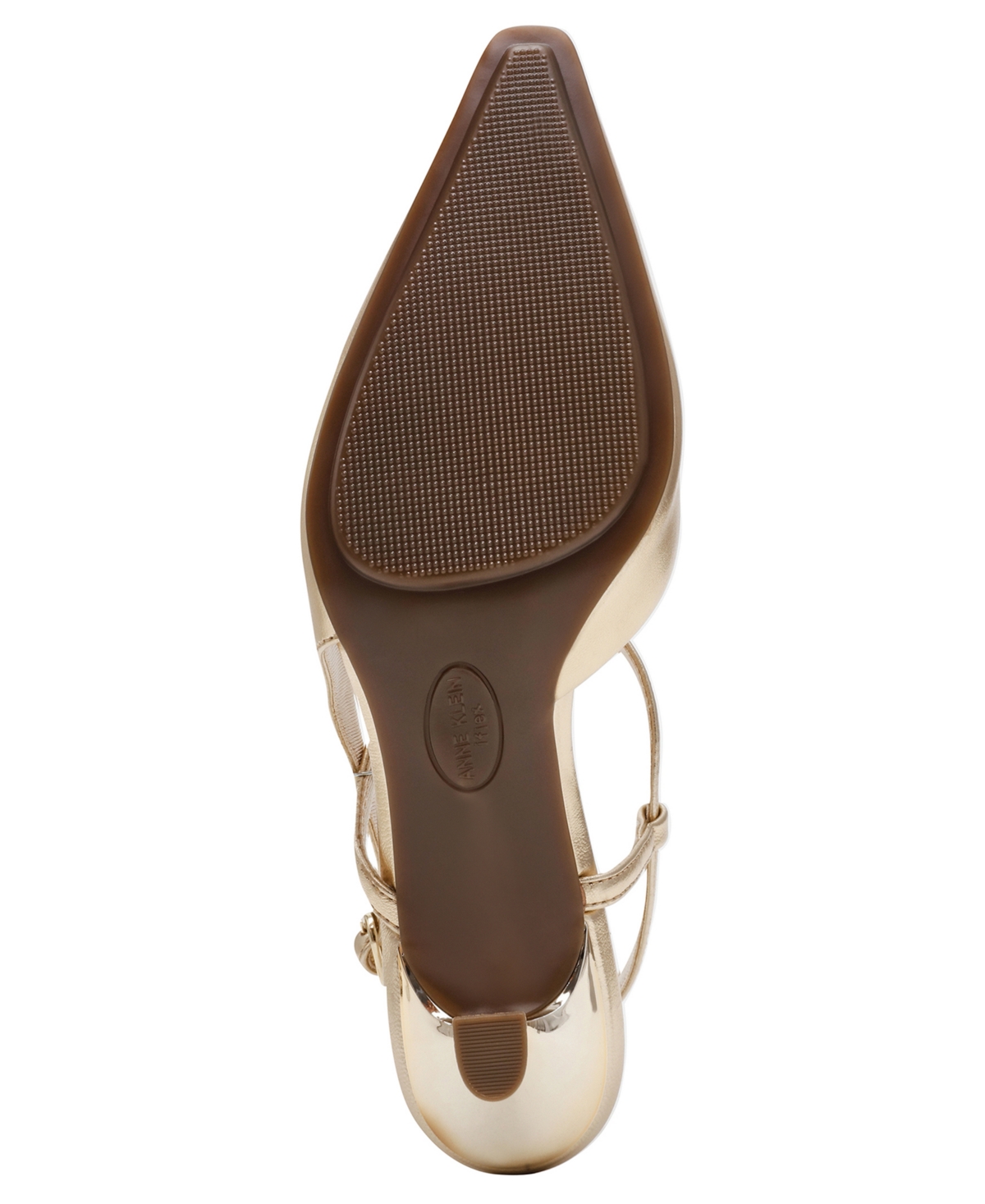 Shop Anne Klein Women's Cosmo Pointed Toe Slingback Pumps In Light Gold