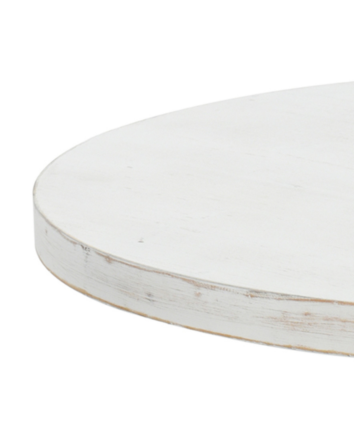 Shop Stylecraft Home Collection 26" Wood Norman Wyatt Home Drift Carved Ridge End Table In White Wash