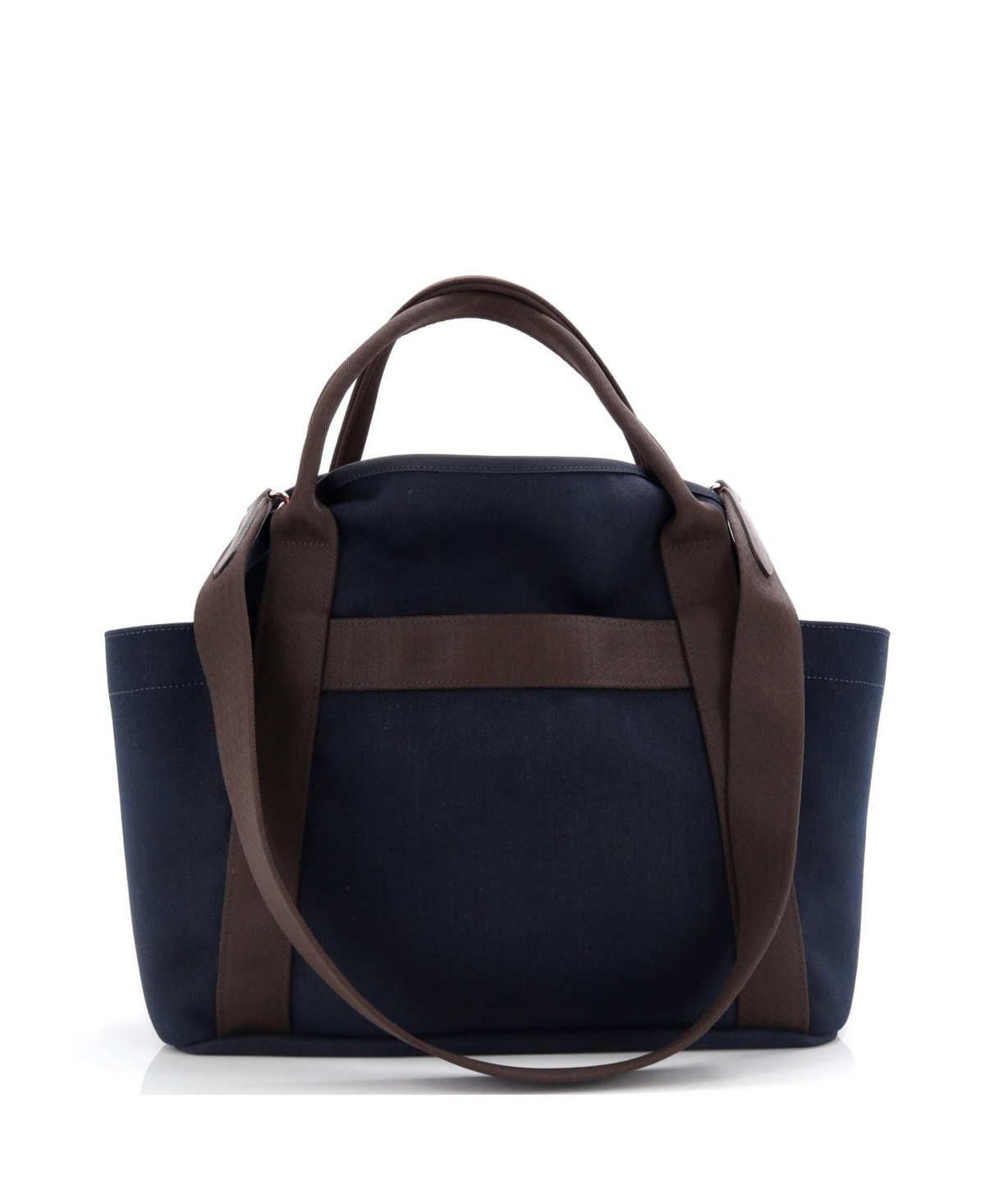 Pre-Owned HERMES Sac De Pansage Groom Handbag Canvas