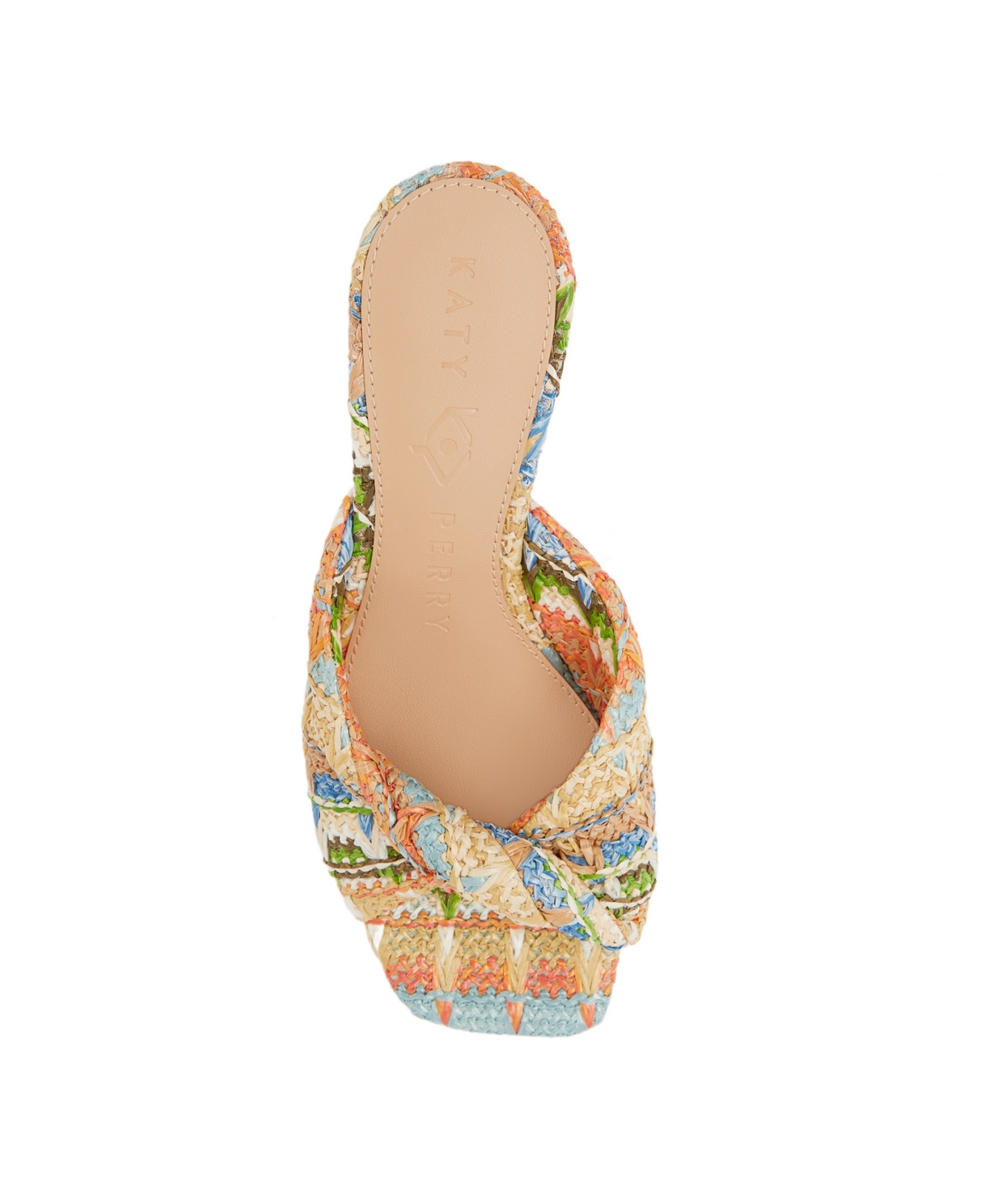 Shop Katy Perry Women's The Tooliped Twisted Slip-on Sandals In Natural Multi