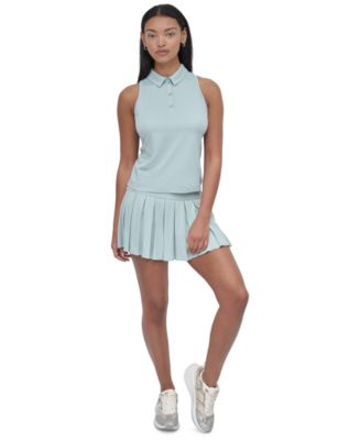 売れ筋商品|||ダナ キャラン ニューヨーク カットソー トップス レディース Sport Women's Court Piqu Knit Racerback Polo Tank Top Mineral DKNY Sport Women's Court Piqué Knit Racerback Polo Tank Top