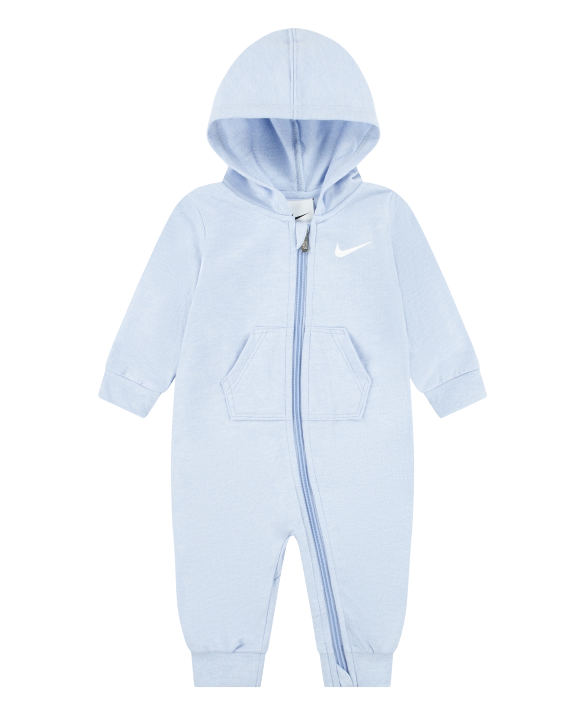 Nike Baby Boys Or Girls Essentials Hooded French Terry Coverall In Cobalt