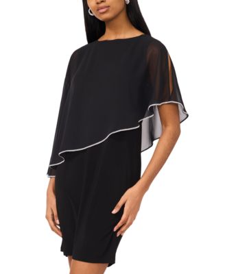 Petite Capelet Shift Dress