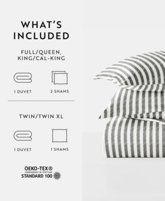 Tranquil Sleep Patterned Duvet Cover Set, King/California King