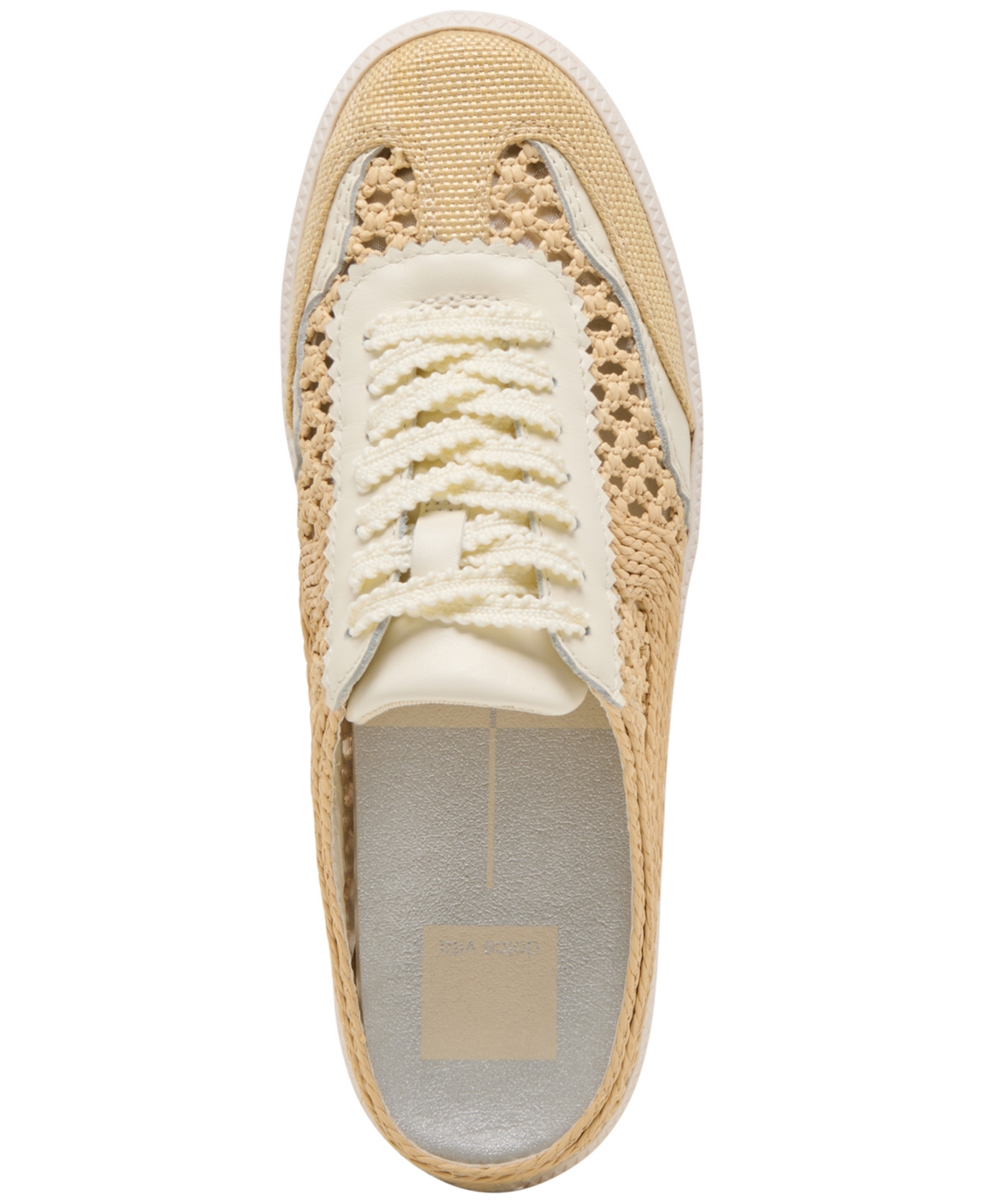 Dolce Vita Women's Notice Slide Mule Sneakers In Light Natural Woven Raffia