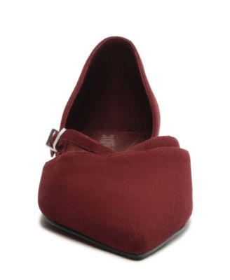 Women's Rue Buckle Pointed Toe Flats