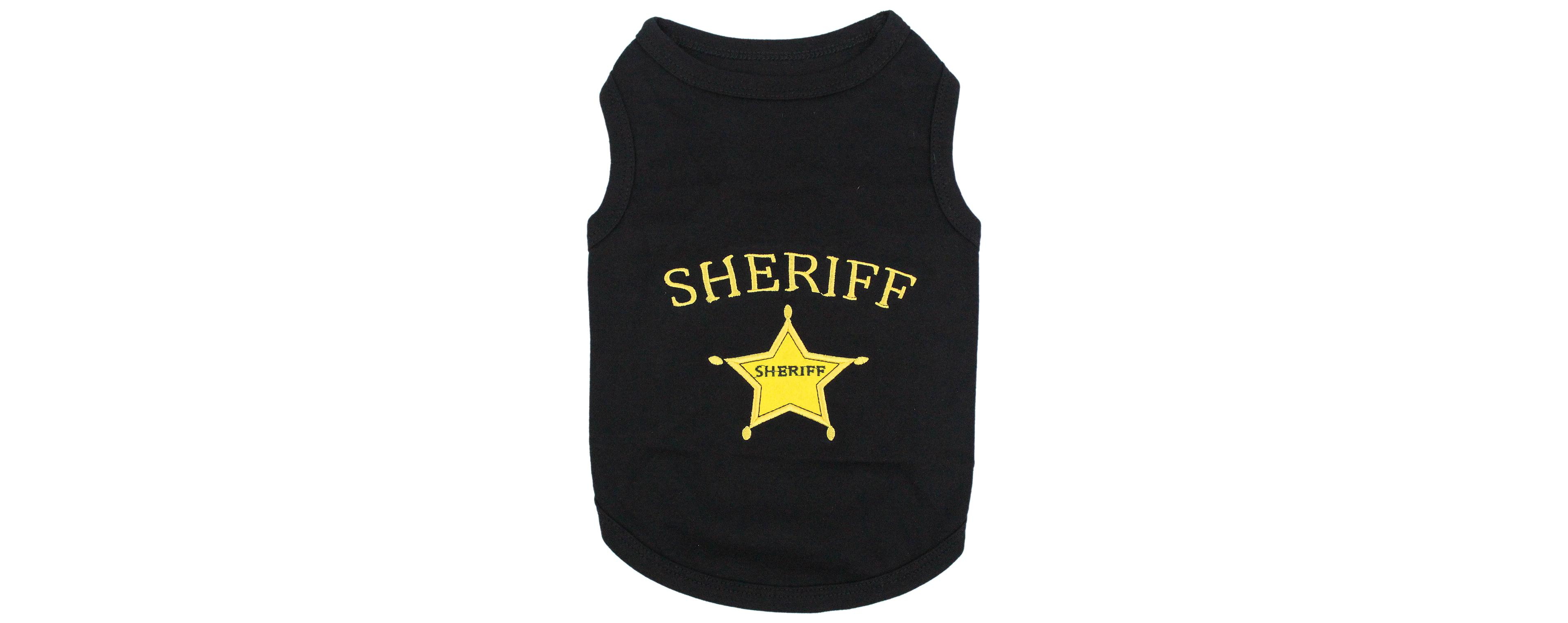 Parisian Pet Sheriff Dog T-Shirt