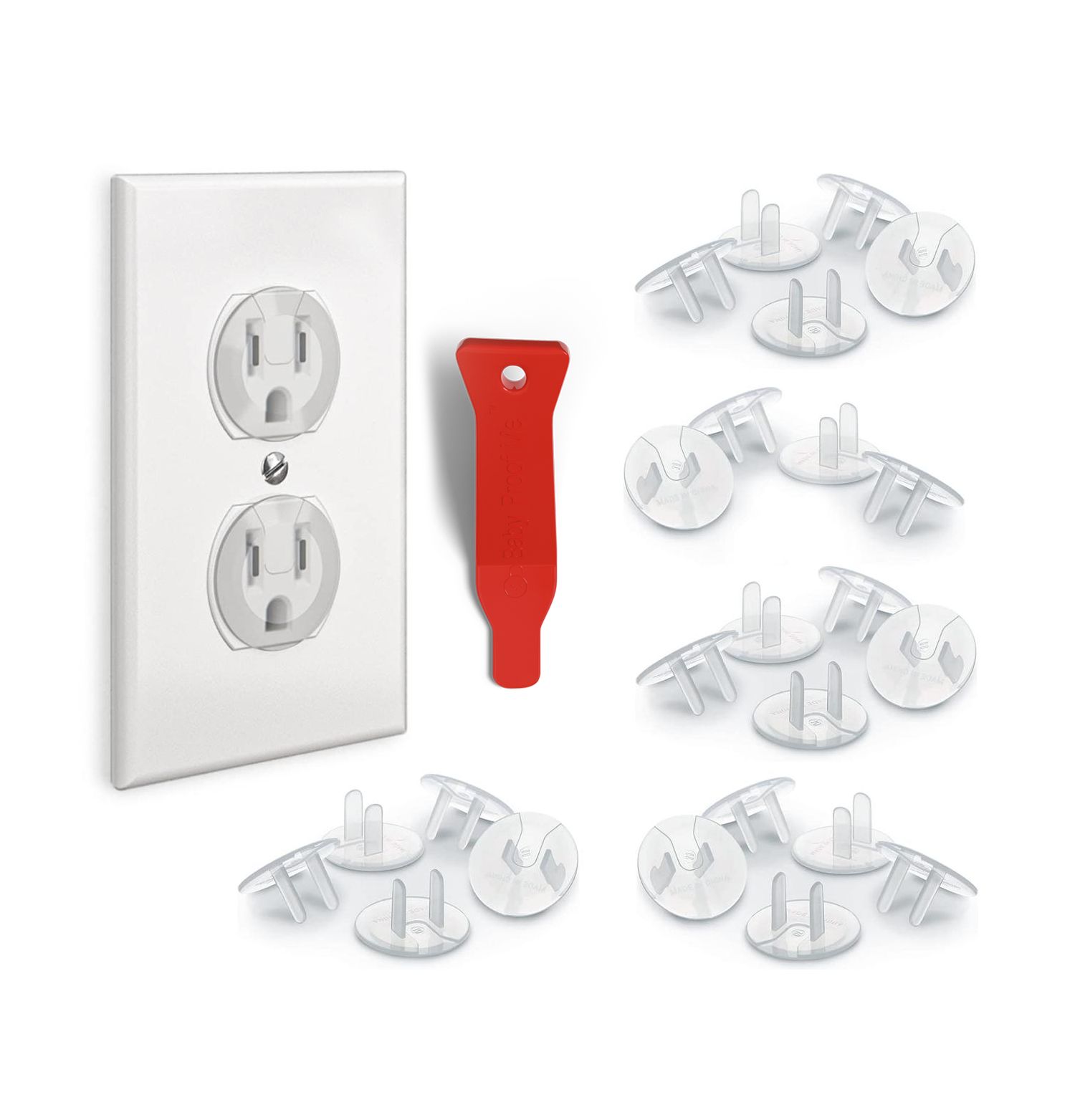 | Electrical Outlet Plugs - 24 Pack