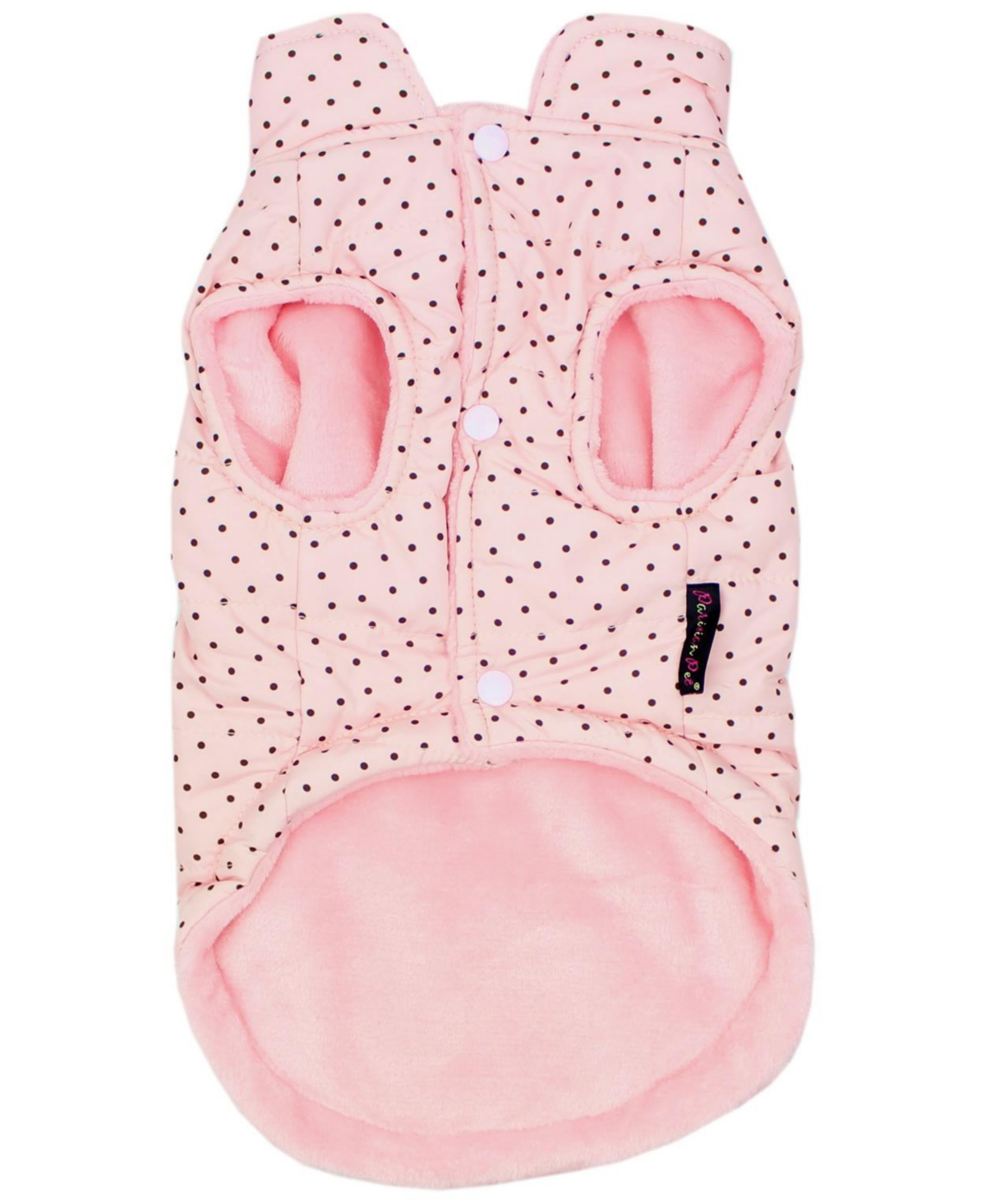 Parisian Pet Polka Dot Pink Dog Jacket