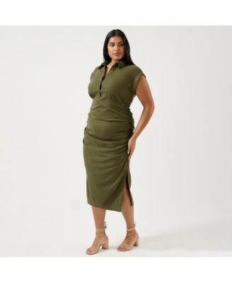 Plus Size Desert Whisperer Shirt Dress