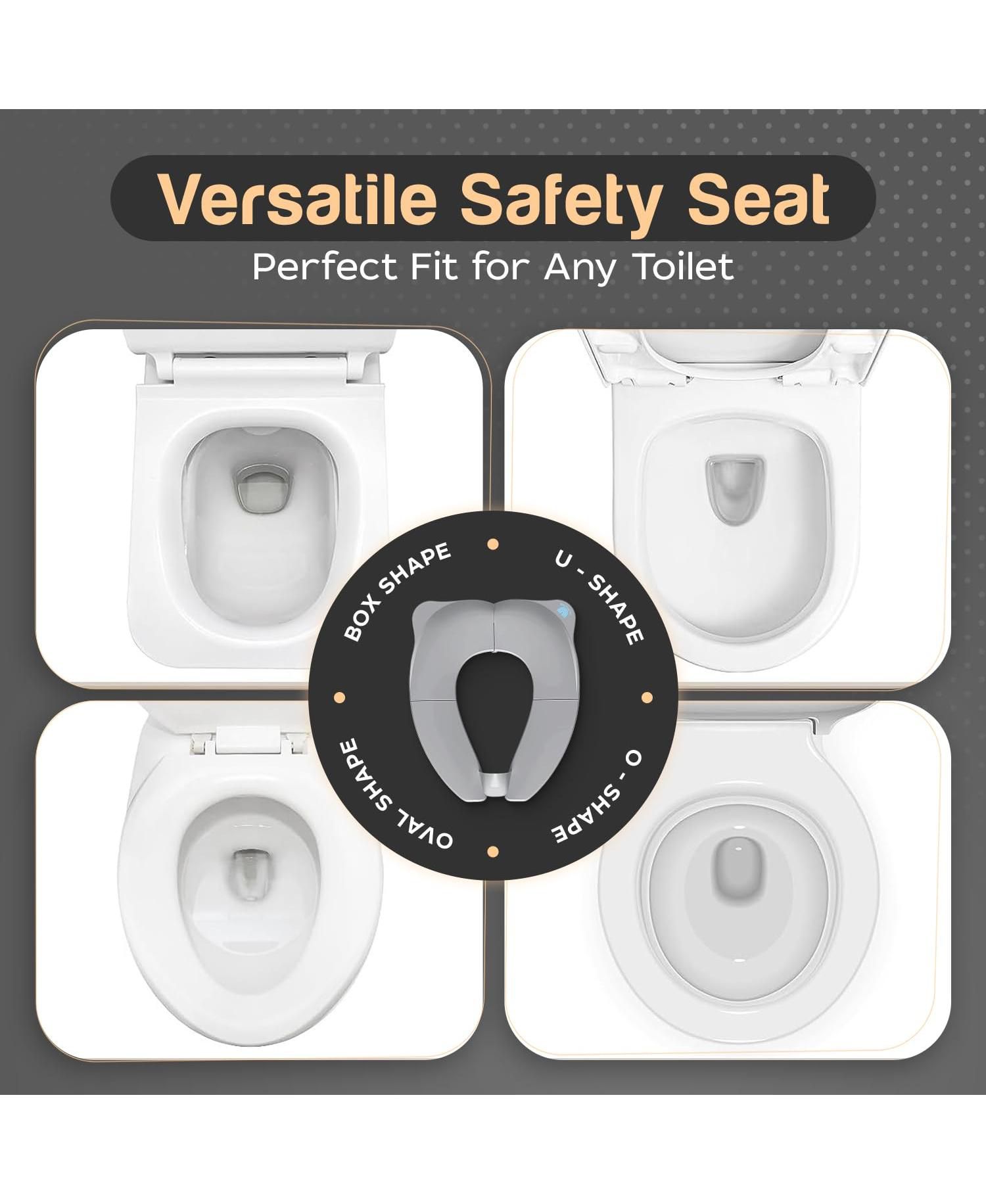 | Folding Travel Toilet Seat Trainer (White)
