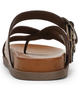 Women's Lilac Thong Slide Platform Sandals