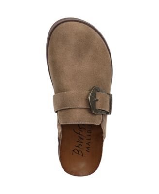 Women's Sienna Round Toe Slip On Flat Clogs