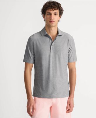 Men's Short Sleeve Flex Performance Pieced Yoke Polo