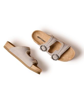 Women's Georgine Classic Suede Buckle Slide Sandals