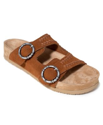 Women's Georgine Classic Suede Buckle Slide Sandals