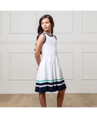 Toddler Girls Sleeveless Tennis Sweater Dress
