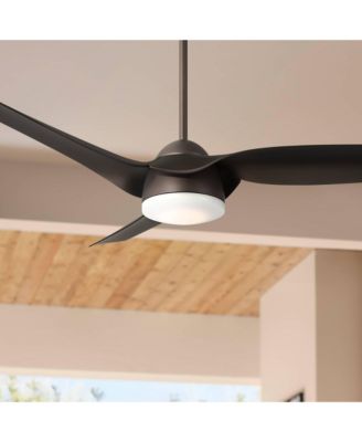 54 Inch 3 Blade LED Light with Remote Control Damp Rated Ceiling Fan