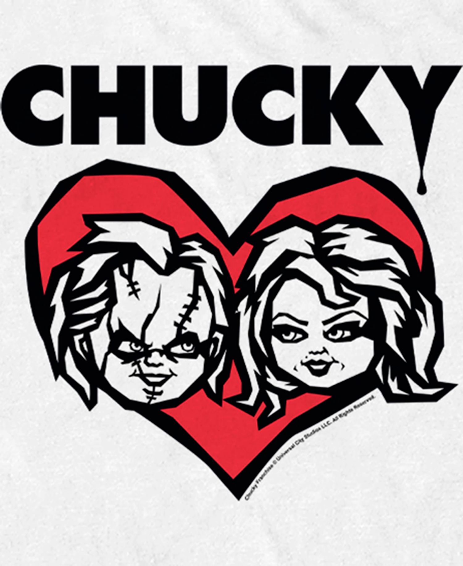 Men's Chucky Heart Short Sleeve T-Shirt