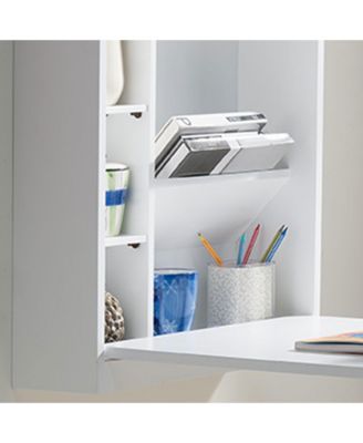 Culver Fold-Away Writing Desk (White)