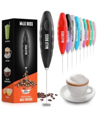 Milk Boss Powerful Milk Frother Wand - Milk Frother Handheld