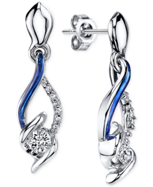 image of Sirena Jeans Diamond Drop Earrings in 14k White Gold (1/4 ct. t.w.)