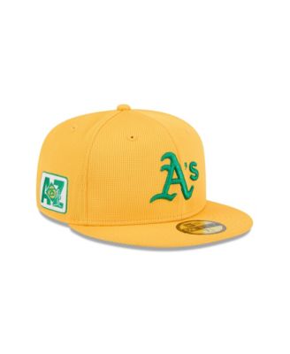 New Era - Men's Yellow Athletics 2025 Spring Training 59FIFTY Fitted Hat