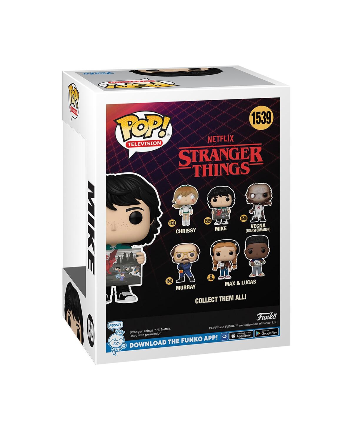 Funko Pop Stranger Things 1539 Mike With Will's Painting Vinyl Figure In No Color
