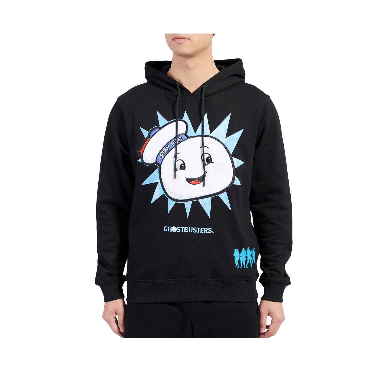 Men's and Women's Black Ghostbusters Stay Puft Pullover Hoodie