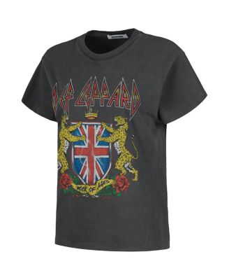 Women's Black Def Leppard Rock of Ages Graphic T-Shirt