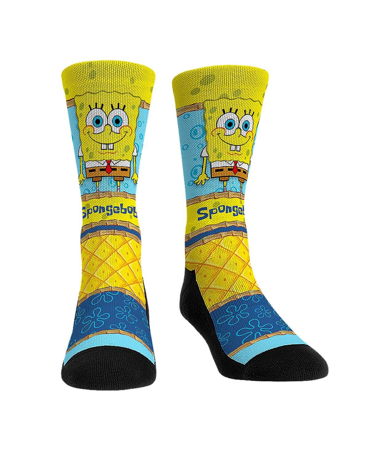 Shop Rock 'em Socks Men's And Women's Spongebob Squarepants Showtime Crew Socks In No Color