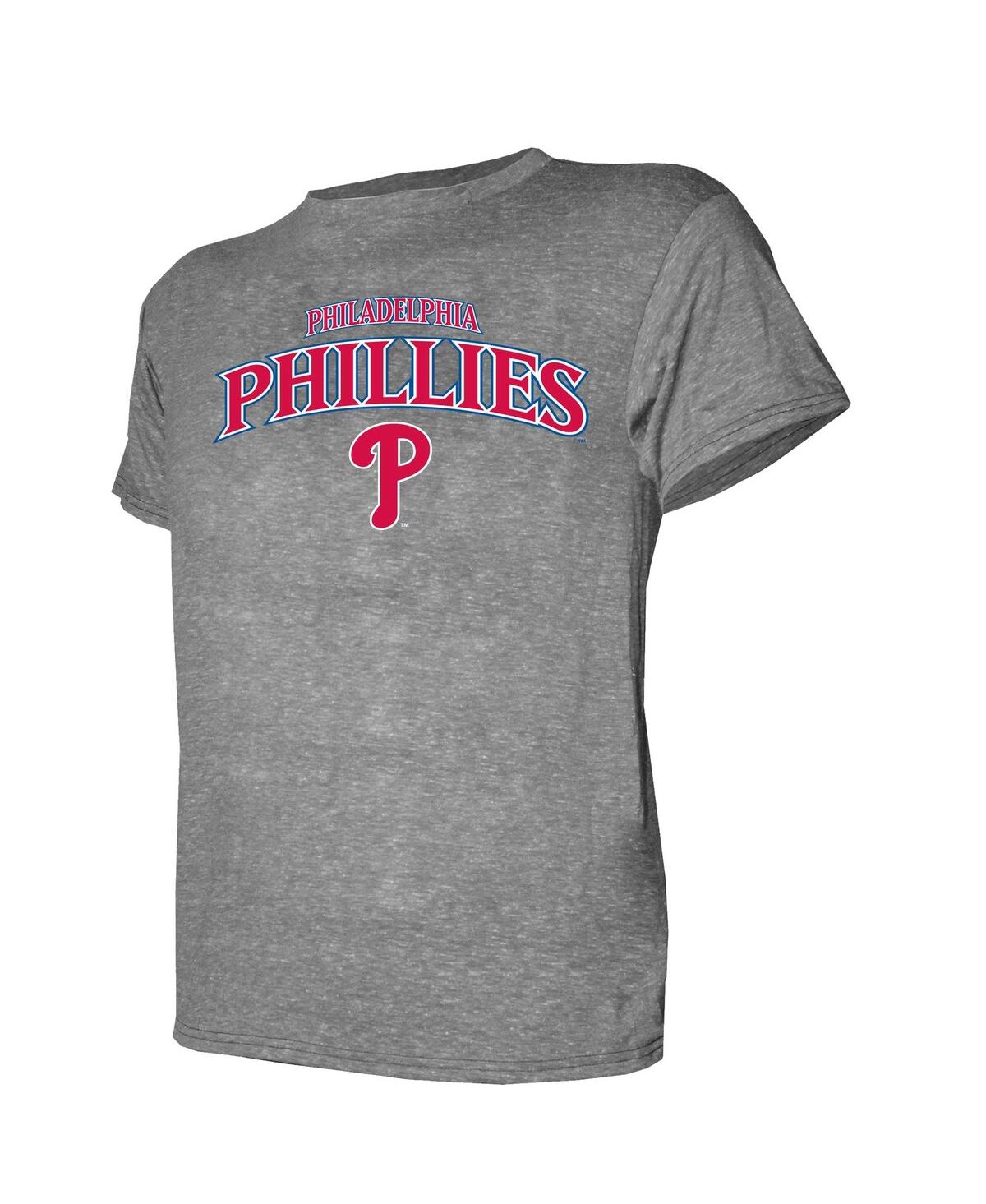 Stitches Big Boys And Girls Philadelphia Phillies 3-pack T-shirt Set In Heather Gray